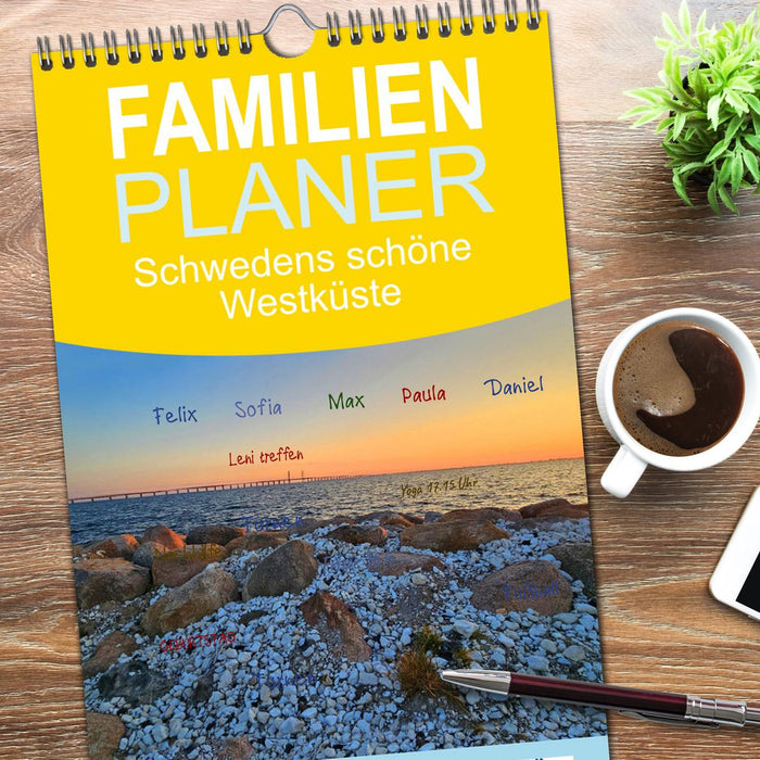Schwedens schöne Westküste (CALVENDO Familienplaner 2026)