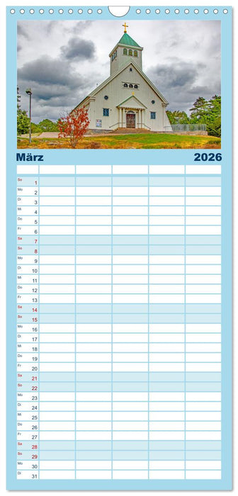 Schwedens schöne Westküste (CALVENDO Familienplaner 2026)