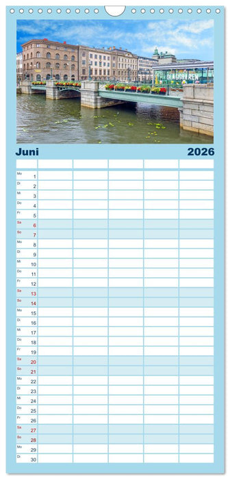 Schwedens schöne Westküste (CALVENDO Familienplaner 2026)