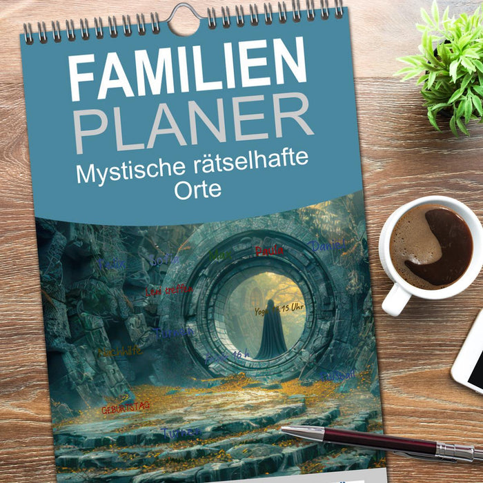 Mystische rätselhafte Orte (CALVENDO Familienplaner 2026)