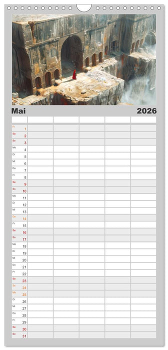 Mystische rätselhafte Orte (CALVENDO Familienplaner 2026)