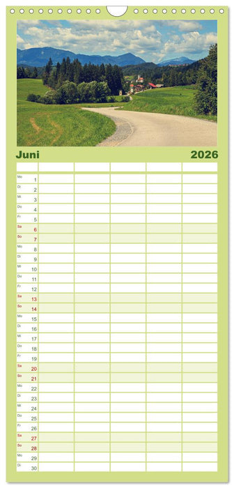 Slowenische Landschaften (CALVENDO Familienplaner 2026)