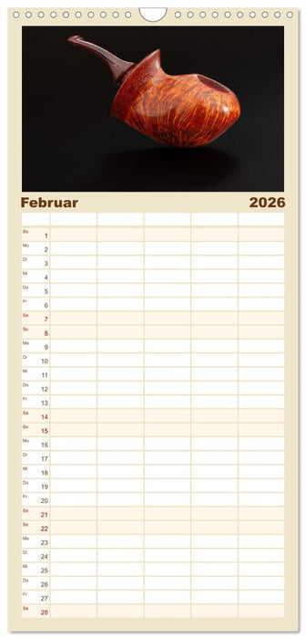 Pfeifenwelten (CALVENDO Familienplaner 2026)