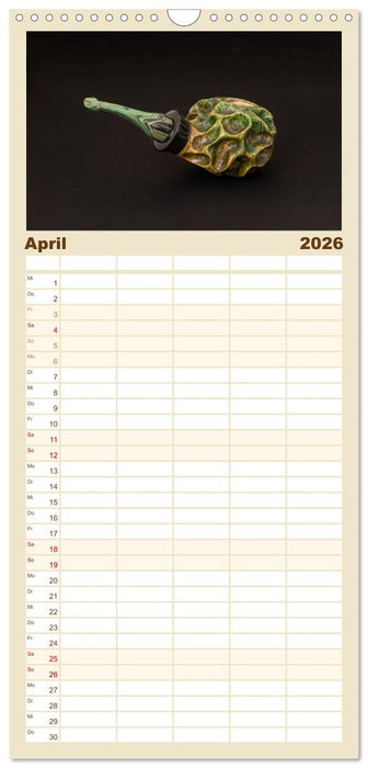 Pfeifenwelten (CALVENDO Familienplaner 2026)