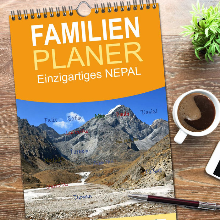 Einzigartiges NEPAL (CALVENDO Familienplaner 2026)