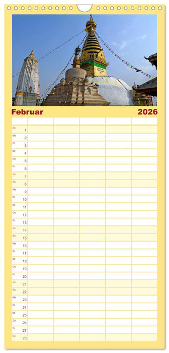 Einzigartiges NEPAL (CALVENDO Familienplaner 2026)