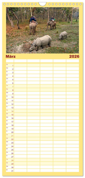 Einzigartiges NEPAL (CALVENDO Familienplaner 2026)