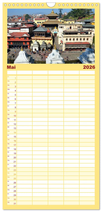 Einzigartiges NEPAL (CALVENDO Familienplaner 2026)