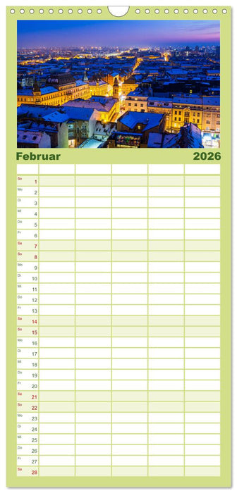 Zagreb - Kroatiens zauberhafte Hauptstadt (CALVENDO Familienplaner 2026)