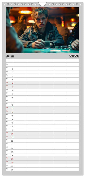 Poker Masters Texas Hold'em (CALVENDO Familienplaner 2026)