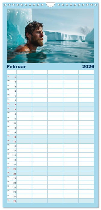 Eisbaden (CALVENDO Familienplaner 2026)