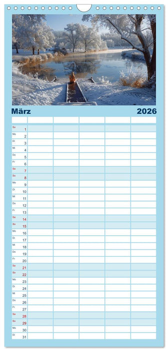 Eisbaden (CALVENDO Familienplaner 2026)