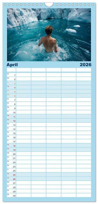 Eisbaden (CALVENDO Familienplaner 2026)