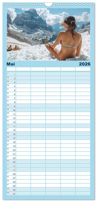 Eisbaden (CALVENDO Familienplaner 2026)