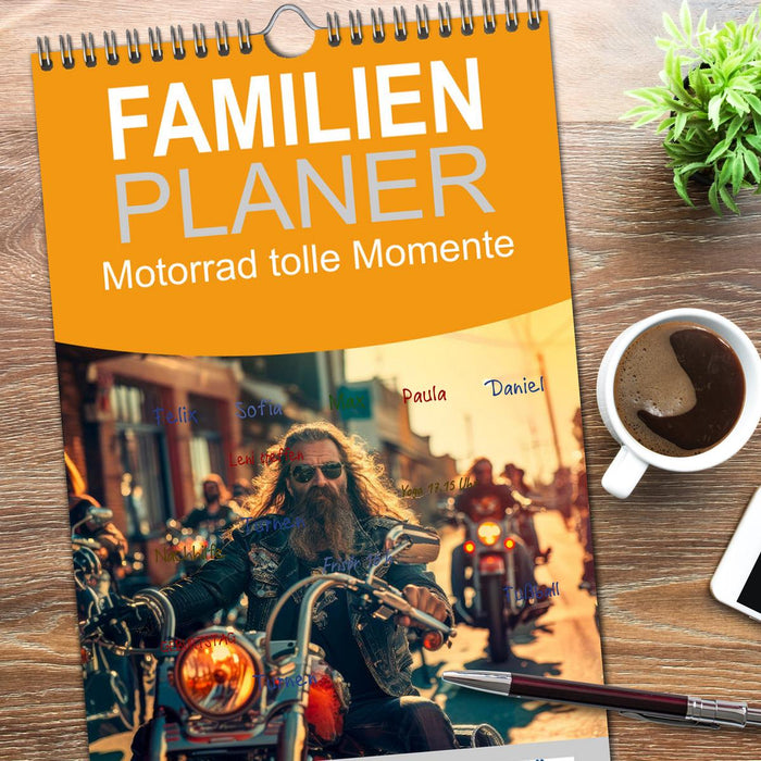 Motorrad tolle Momente (CALVENDO Familienplaner 2026)