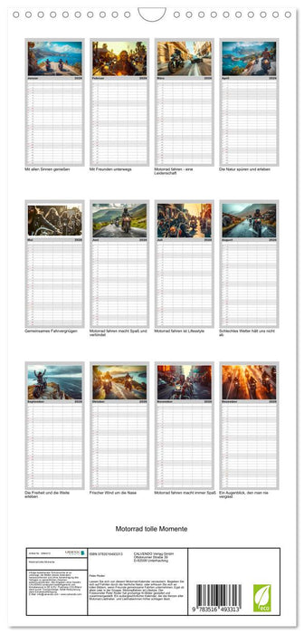 Motorrad tolle Momente (CALVENDO Familienplaner 2026)