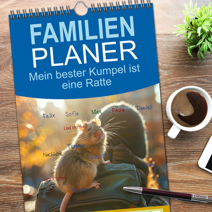 Mein bester Kumpel ist eine Ratte (CALVENDO Familienplaner 2026)