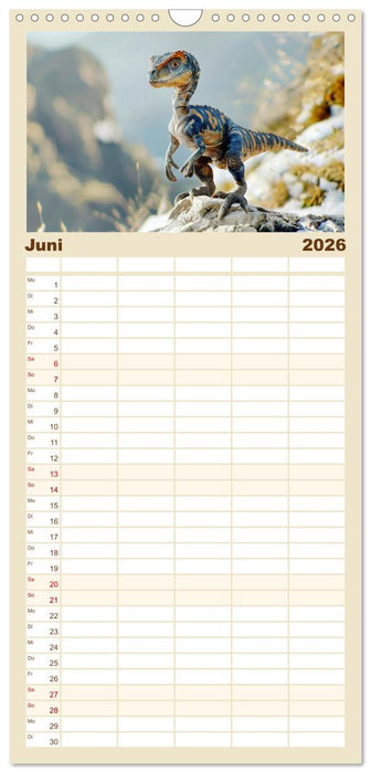 Dino-Babys (CALVENDO Familienplaner 2026)