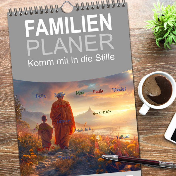 Komm mit in die Stille (CALVENDO Familienplaner 2026)