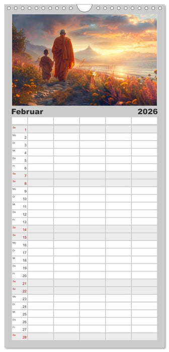 Komm mit in die Stille (CALVENDO Familienplaner 2026)