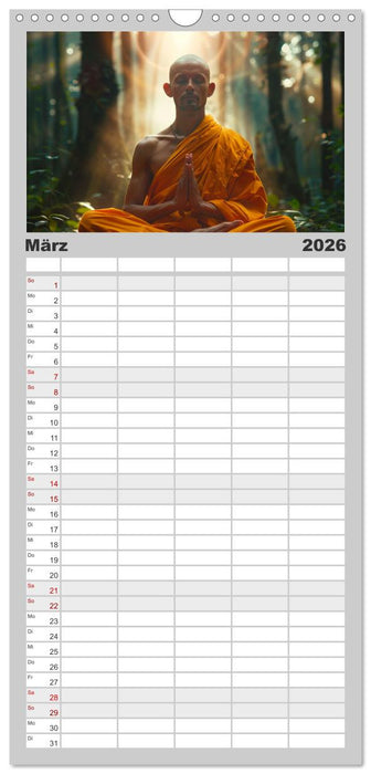 Komm mit in die Stille (CALVENDO Familienplaner 2026)