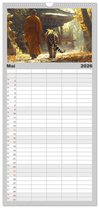 Komm mit in die Stille (CALVENDO Familienplaner 2026)