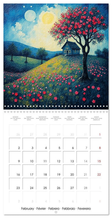 Nature Charme Rustique (CALVENDO Calendrier mensuel 2026)