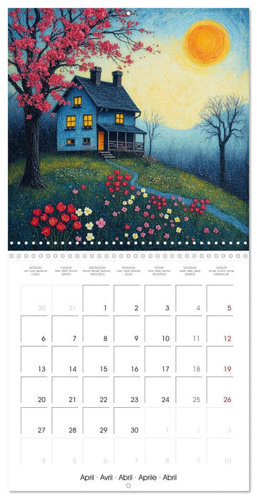 Nature Charme Rustique (CALVENDO Calendrier mensuel 2026)