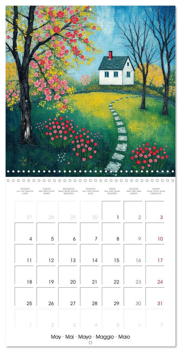 Nature Charme Rustique (CALVENDO Calendrier mensuel 2026)