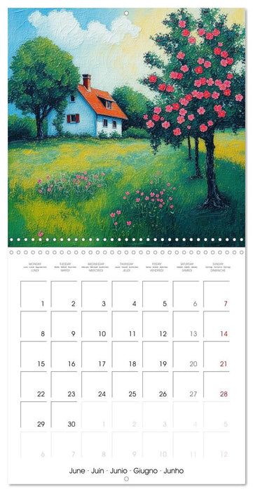 Nature Charme Rustique (CALVENDO Calendrier mensuel 2026)