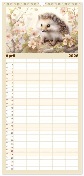 Tierisch süß! (CALVENDO Familienplaner 2026)