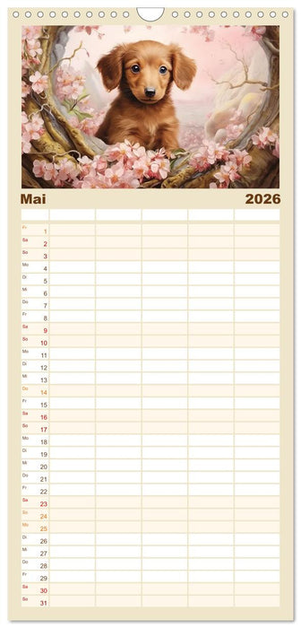 Tierisch süß! (CALVENDO Familienplaner 2026)