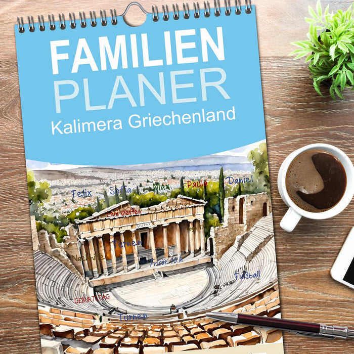 Kalimera Griechenland (CALVENDO Familienplaner 2026)