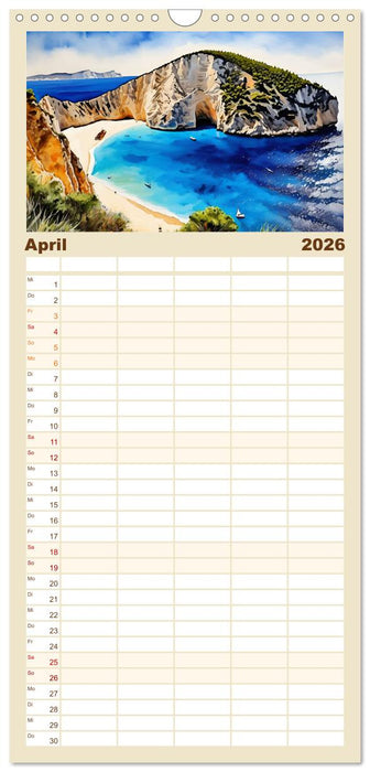 Kalimera Griechenland (CALVENDO Familienplaner 2026)