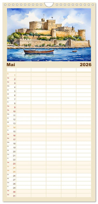 Kalimera Griechenland (CALVENDO Familienplaner 2026)