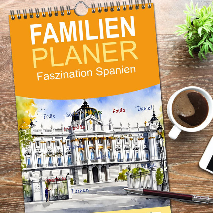 Faszination Spanien (CALVENDO Familienplaner 2026)