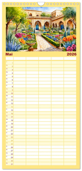 Faszination Spanien (CALVENDO Familienplaner 2026)