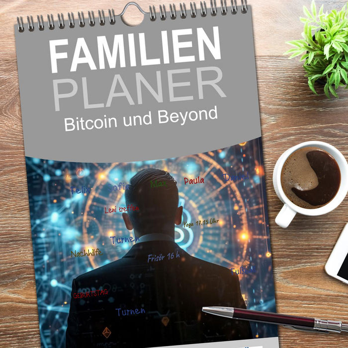 Bitcoin und Beyond (CALVENDO Familienplaner 2026)