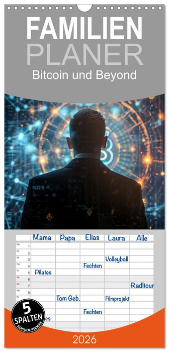 Bitcoin und Beyond (CALVENDO Familienplaner 2026)