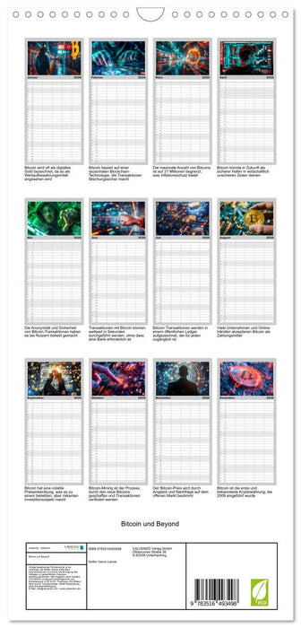 Bitcoin und Beyond (CALVENDO Familienplaner 2026)