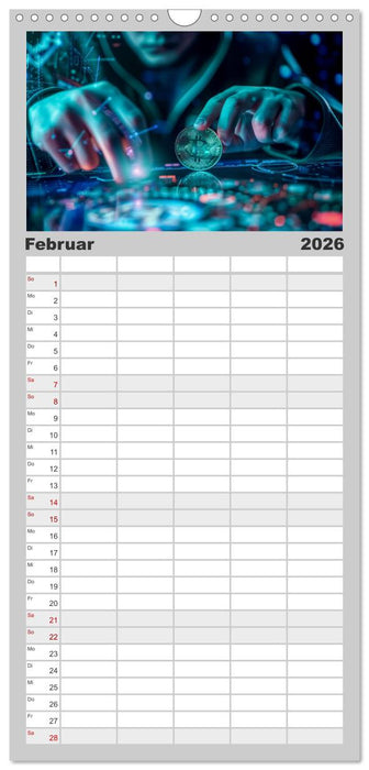 Bitcoin und Beyond (CALVENDO Familienplaner 2026)