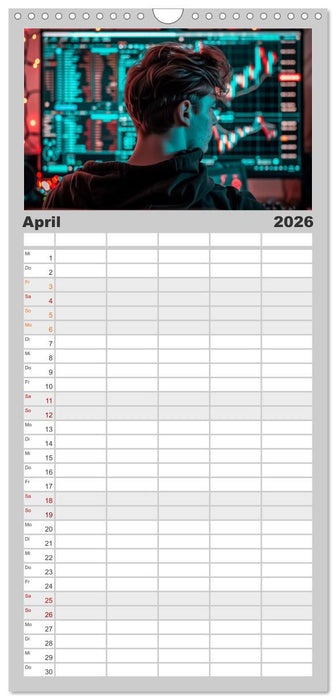 Bitcoin und Beyond (CALVENDO Familienplaner 2026)