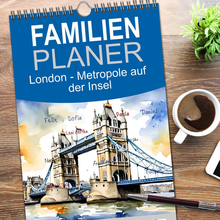 London - Metropole auf der Insel (CALVENDO Familienplaner 2026)