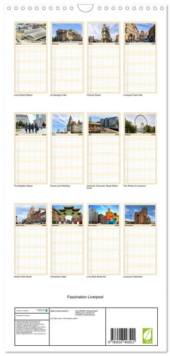 Faszination Liverpool (CALVENDO Familienplaner 2026)