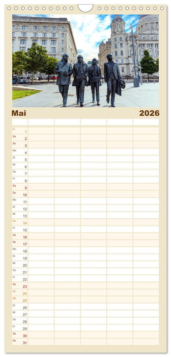 Faszination Liverpool (CALVENDO Familienplaner 2026)