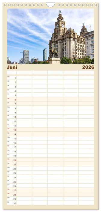 Faszination Liverpool (CALVENDO Familienplaner 2026)