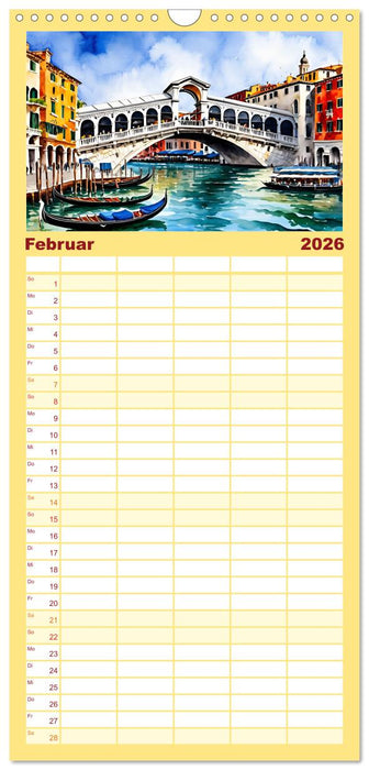 Italien - La dolce vita (CALVENDO Familienplaner 2026)