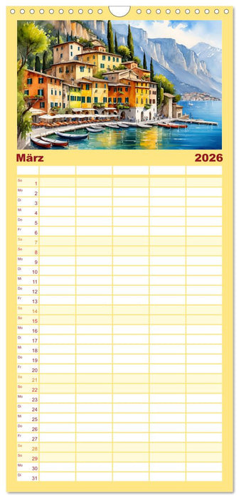 Italien - La dolce vita (CALVENDO Familienplaner 2026)