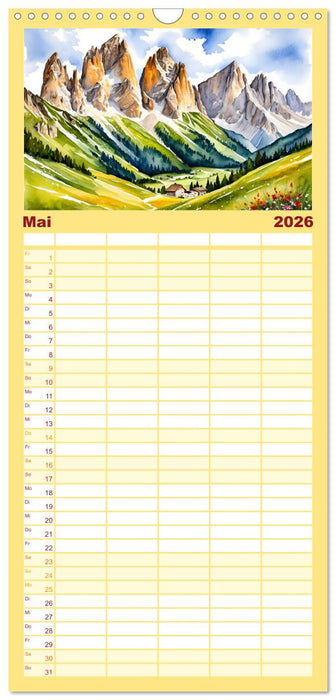 Italien - La dolce vita (CALVENDO Familienplaner 2026)