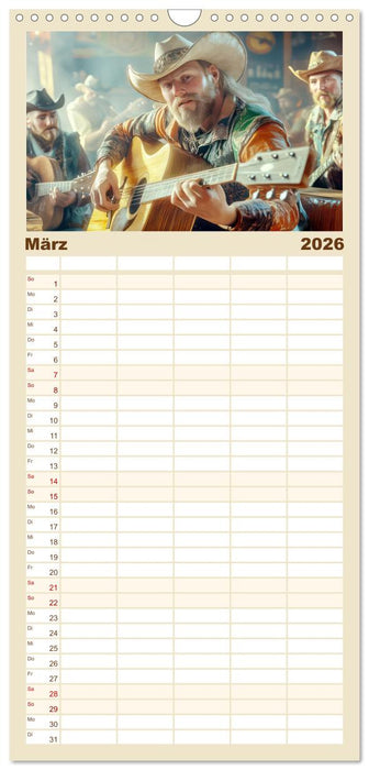 Den Wilden Westen hautnah erfahren (CALVENDO Familienplaner 2026)